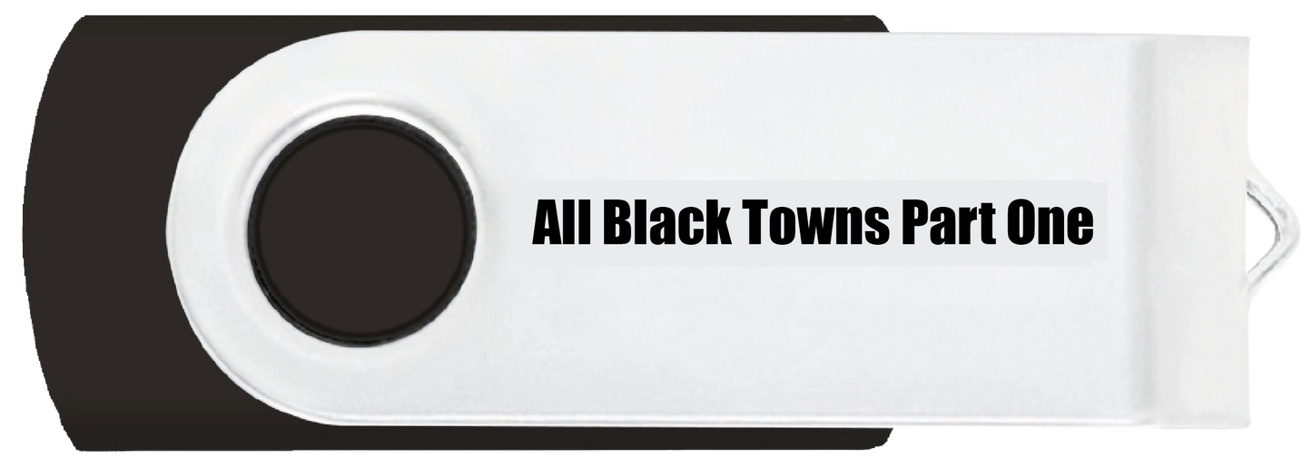 ALL BLACK TOWNS PART I VIDEO FLASH DRIVE